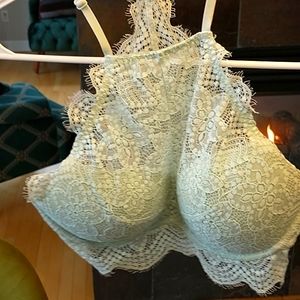 Victoria Secrets Small Push Up Bralette Mint Green